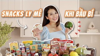 Đồ Ăn Vặt Ly Thích Ăn ♡ My Favorite Pregnancy Snacks ♡