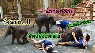 น้องตะวันเป็นลิงหรือช้างกันแน่ลูกทำไหมซุกซนจัง