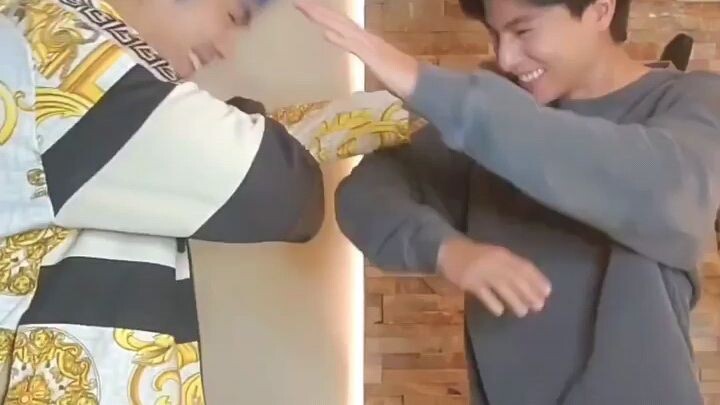 Nong Gulf kanawut ngikut tren lagi viral.