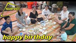 Happy birthday - Sơn Hà lần đầu được ăn sinh nhật mẹ hoành tráng vậy😄 Nam Việt 1698