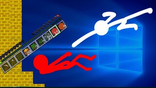 [Stickman] สุดยอดการต่อสู้ของกังฟูสติกแมนบนหน้าจอคอมพิวเตอร์ Windows