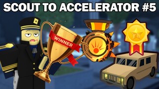 WIN STREAK + COMMANDER | Scout to Accelerator #5 | Tower Defense Simulator | ROBLOX