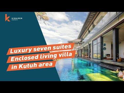 LUXURY SEVEN SUITES ENCLOSED LIVING VILLA IN KUTUH AREA