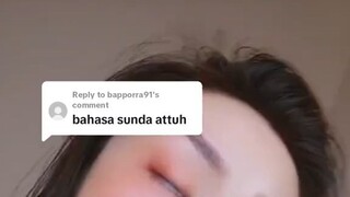 “Bahasa Sunda attuh”