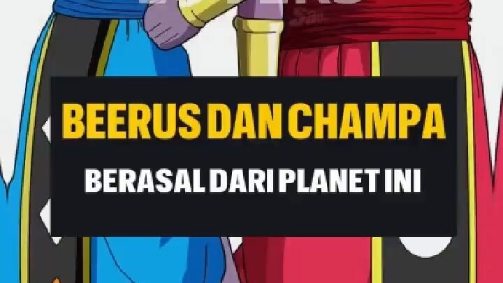 TERNYATA BEERUS DAN CHAMPA BERASAL DARI PLANET INI