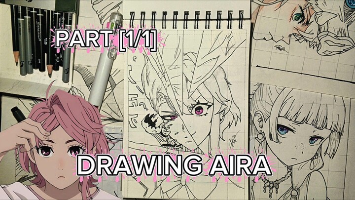 DRAWING AIRA CHAN ANIME DANDADAN  PART[1/1]BNW