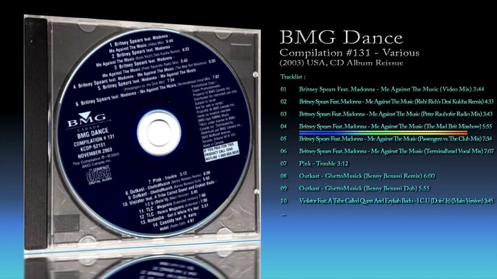 BMG Dance Compilation #131 (2003) Various [CD Promotional Not For Sale]