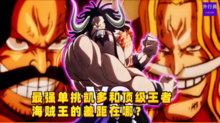 What is the difference between the strongest single challenge Kaido and the top king One Piece? #123