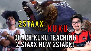 Kuku teaching 2Staxx to play DOTA!