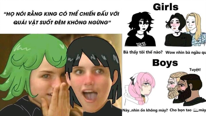 Ảnh chế Anime #71 Ét ô ét King :v - Meme Baka