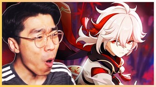 Kazuha - Moonlit Breeze REACTION | Genshin Impact EN/JP