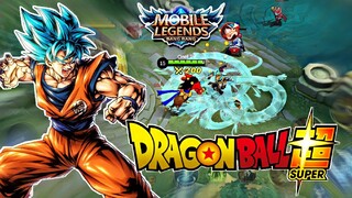 DRAGON BALL Z GOKU as CHOU in MOBILE LEGENDS! 😱