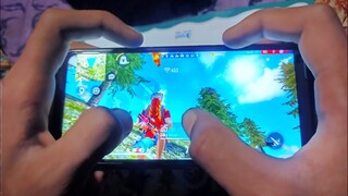 Realme narzo 20 pro free fire gameplay test 4 finger claw handcam m1887 onetap headshot 90HZ display