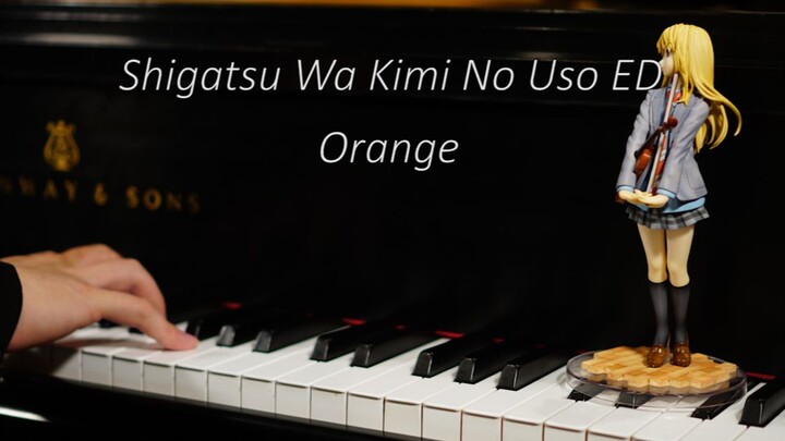 [Piggy Piano] Kebohongan Anda di Bulan April ED2 Orange (Versi Lirik) [HS Heyin Society]
