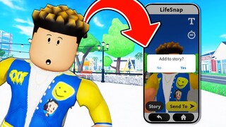 NEW Roblox SNAPCHAT UPDATE Is AMAZING...