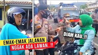 Emak-Emak Nggak Ada Lawan!! Deretan Aksi B4RBAR Emak-Emak Di Jalanan