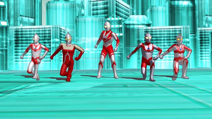 【MMD/Ultraman】Destroy all five brothers of the team!! OP Dance - Orekoso Orion