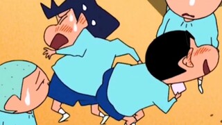 Shin-chan and Kazama's butt showdown!