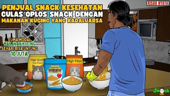 AZAB PENJUAL SNACK SEHAT DIOPLOS DENGAN MAKANAN KUCING KADALUARSA   SINETRON
