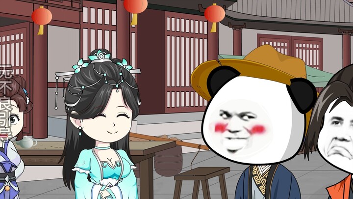 Episode 24 dari "Tiga Kerajaan", Lu Su bertemu Pang Tong dalam misinya ke Jingzhou, dan Xiren bertem