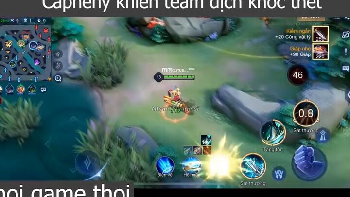 Capheny khiến team địch khóc thét p4 #choigamethoi