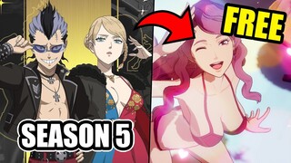 Persiapan Season 5 & Vanessa Swimsuit Gratis | Black Clover Mobile