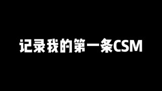 人生第一条csm