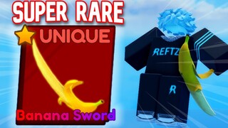 NEW Banana Sword is THE BEST.. (Roblox Blade Ball)