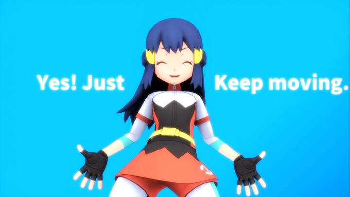 [MMD Pokémon] Hikari sedang berolahraga
