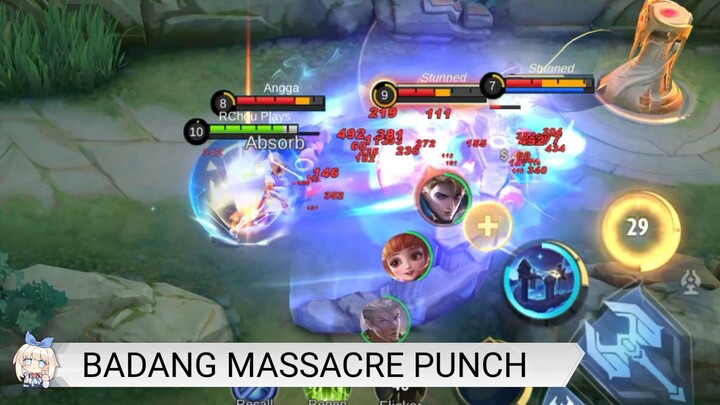 BADANG IS BULLYING CHOU AND ANGELA | MOBILE LEGENDS BANG BANG