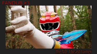 no 1 Sentai gozyuger FANDUB indo:Universe Warrior Gao red debut