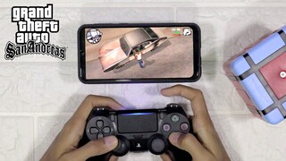 MAIN GTA SAN ANDREAS ANDROID PAKAI CONTROLLER PS4