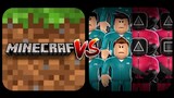 Minecraft  PE VS Roblox : Squid Game