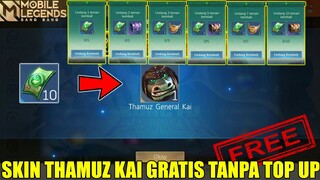 CARA DAPATKAN SKIN THAMUZ KUNGFU PANDA GRATIS TANPA TOP UP !! | MOBILE LEGENDS