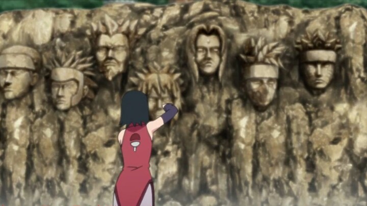 Naruto: The five major villages commemorate the successive Kages. Konoha uses the Kage Rock. What do
