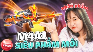 [Free Fire] Test Nhân Phẩm Quay Súng M4A1 Địa Ngục Siêu Phẩm ! Đẹp Thật Sự | HEAVY NA GÂY MÊ