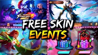 FREE SKIN EVENTS | FREE EPIC SKIN | FREE STUN SKIN | PARTY BOX EVENT | KOF BINGO EVENT | MLBB