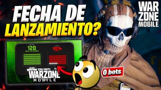 FECHA de LANZAMIENTO, 0 BOTCITOS, PROGRESO COMPARTIDO, y más | Call of Duty WARZONE MOBILE | Lobo Jz