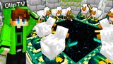 Minecraft But Chickens Beat the game for you! - Minecraft PE  (Tagalog)