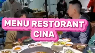 penyajian restoran cina