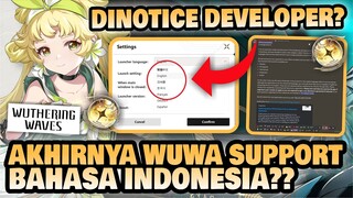 AKHIRNYA Wuthering Waves SUPPORT Bahasa Indonesia??! 🤔 | Wuthering Waves