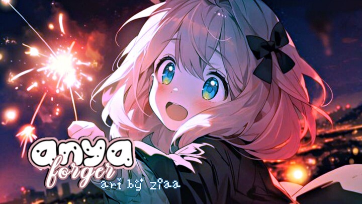 Gak dapet kacang, dapet gambar Anya juga oke! 🥜 Anya Forger draw 📒🖌️