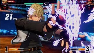 KOF15　チャンピオン　ロック　ギース譲りの２２HITデッドリーレイブコンボ