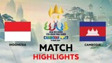 Indonesia vs Cambodia HIGHLIGHTS SEA Games Cambodia 2023 | IDN vs CAM