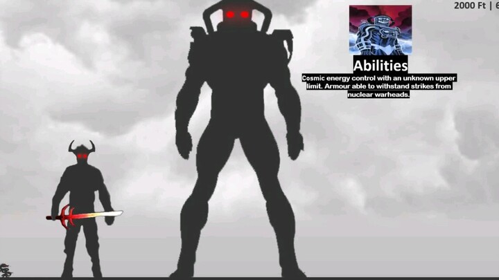 [Marvel Character Size Comparison] The Hulk: Just Call Me Milligrams