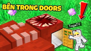 TÔ GÀ THỬ THÁCH 24H ĐI VÀO BÊN TRONG QUÁI VẬT ROBLOX DOOR KINH DỊ TRONG MINECRAFT*TÔ GÀ 100 CÁNH CỬA