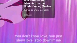 Best songs that remind me with spider man across the spider verse