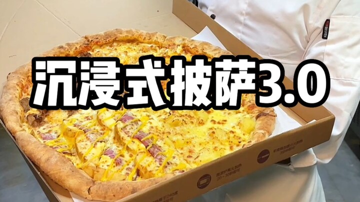 Pembuatan pizza raksasa ala immersive palsu, hahaha