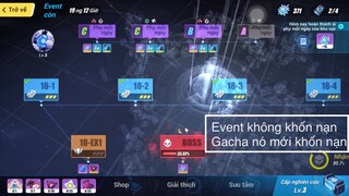 Honkai impact. Làm tí event kiếm cái vé nào mọi người, còn clip sau là tôi muốn đập máy
