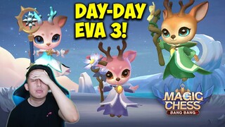 AKU DIKEPUNG 3 ORANG HARI-HARI EVA 3! META MAGIC CHESS KOMBO GA MIKIR ??